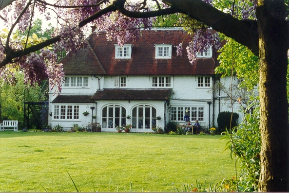 Highcroft through the Wisteria